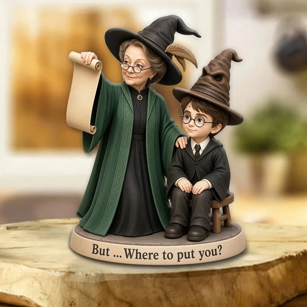 Harry Potter 25th Anniversary Merch 2026 But Where To Put You Acrylic Plaque Display Decor - Merchluma