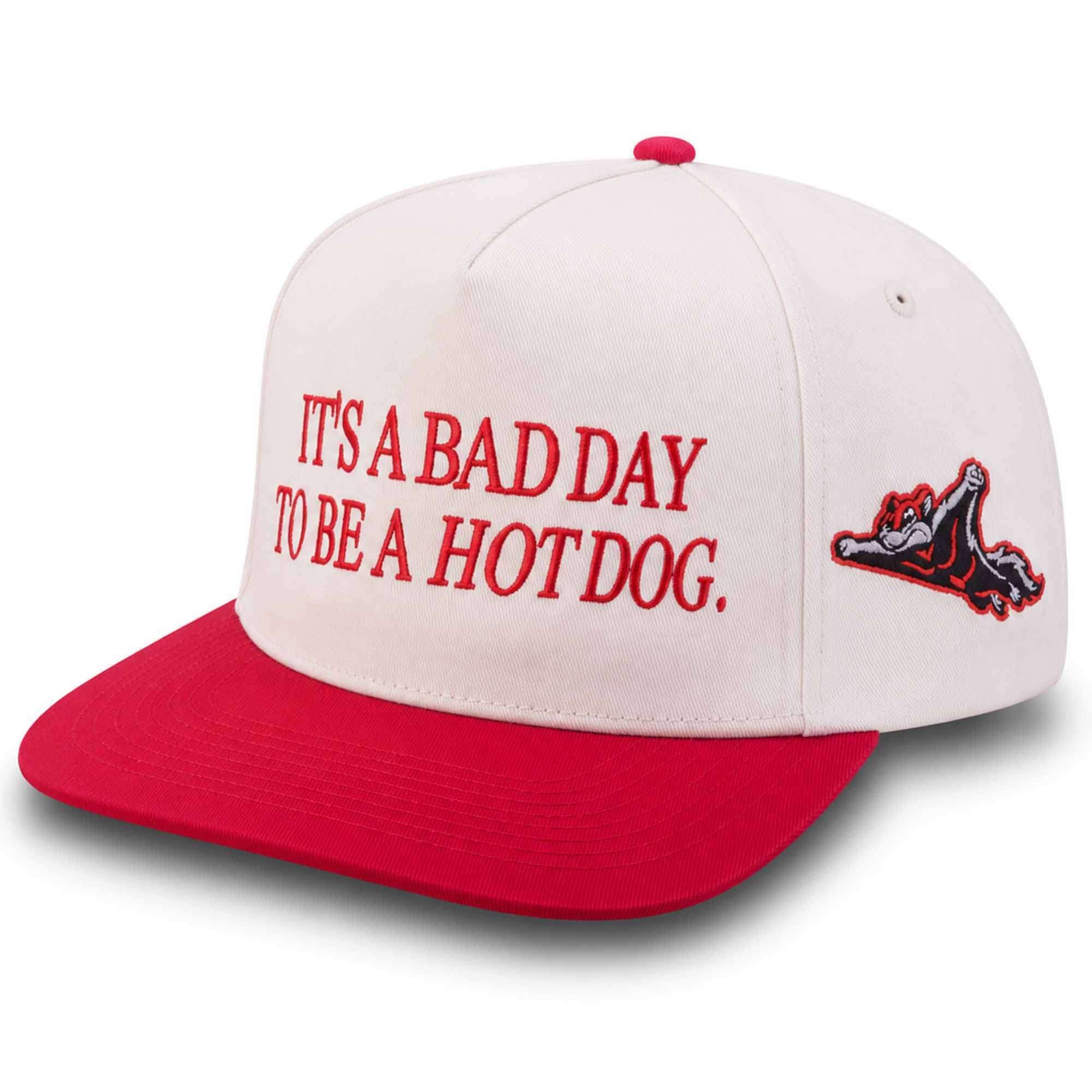 2026 Richmond Flying Squirrels It's A Bad Day To Be A Hot Dog Hat Embroidered Squirrels Merch - Merchluma