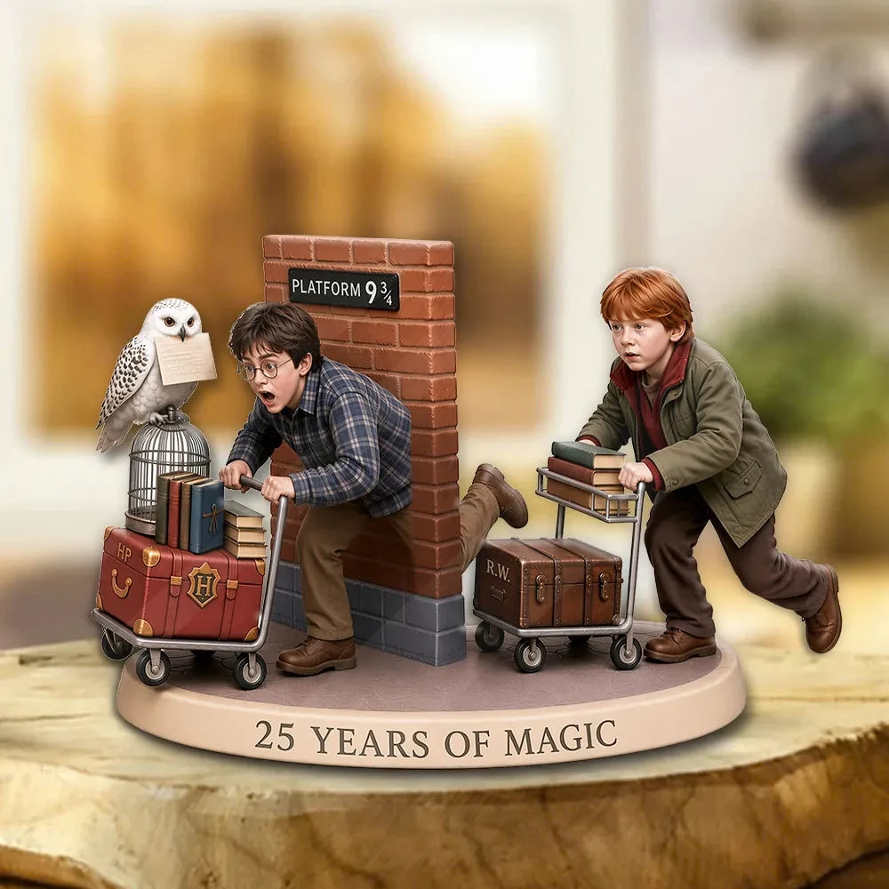 Harry Potter 25th Anniversary Merch 2026 Platform 9 3 4 Acrylic Plaque Harry Potter Fan Gifts - Merchluma
