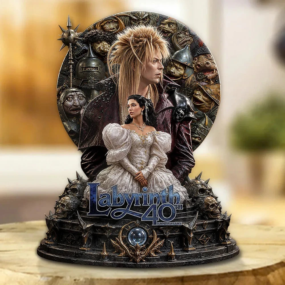 Labyrinth 40th Anniversary Acrylic Plaque 2026 Labyrinth Merch Home Decor Gift For Fantasy Fans - Merchluma