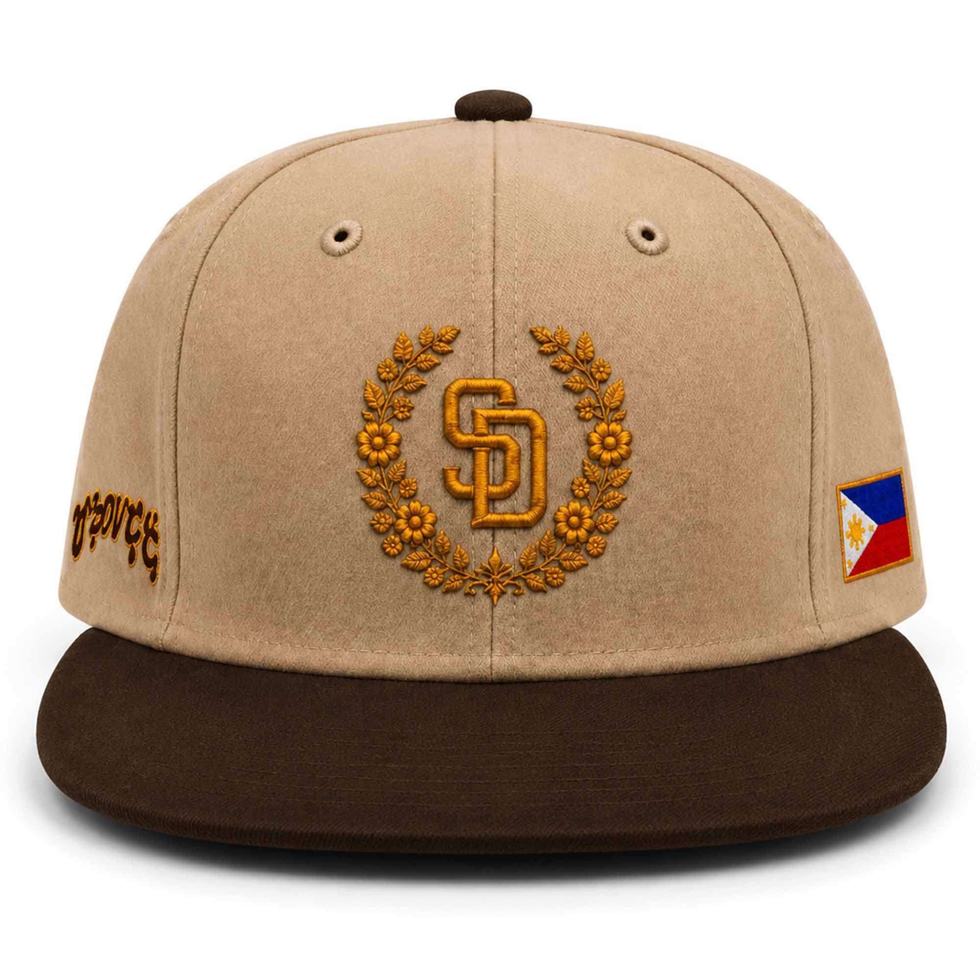 2026 SD Padres Mga Padre Filipino Heritage Snapback Hat Embroidered Padres Merch BFF Gifts - Merchluma