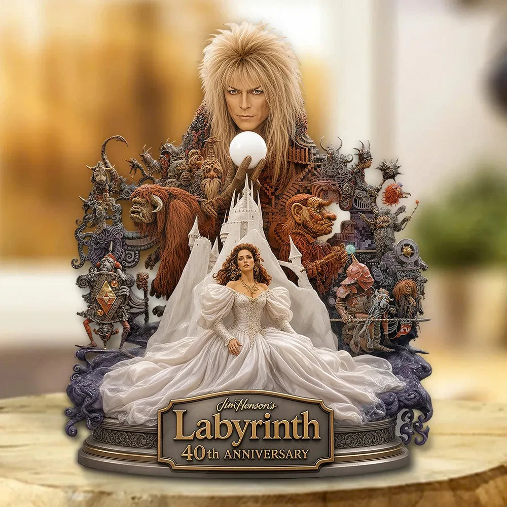 Labyrinth 40th Anniversary Acrylic Plaque 2026 Labyrinth Merch Present For Movie Lovers - Merchluma