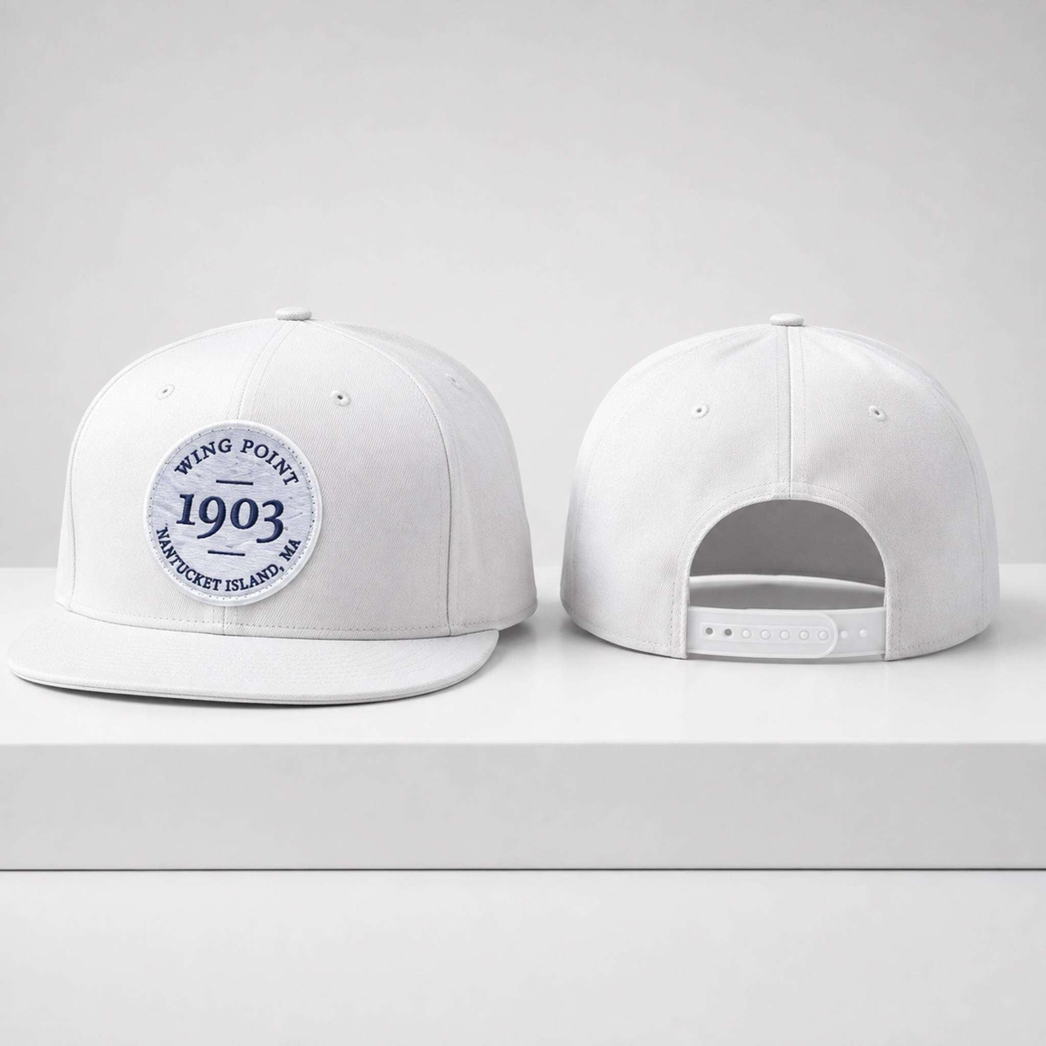 Kevin Gausman Wing Point 1903 Nantucket Island MA Snapback Hat Embroidered Kevin Gausman Merch - Merchluma