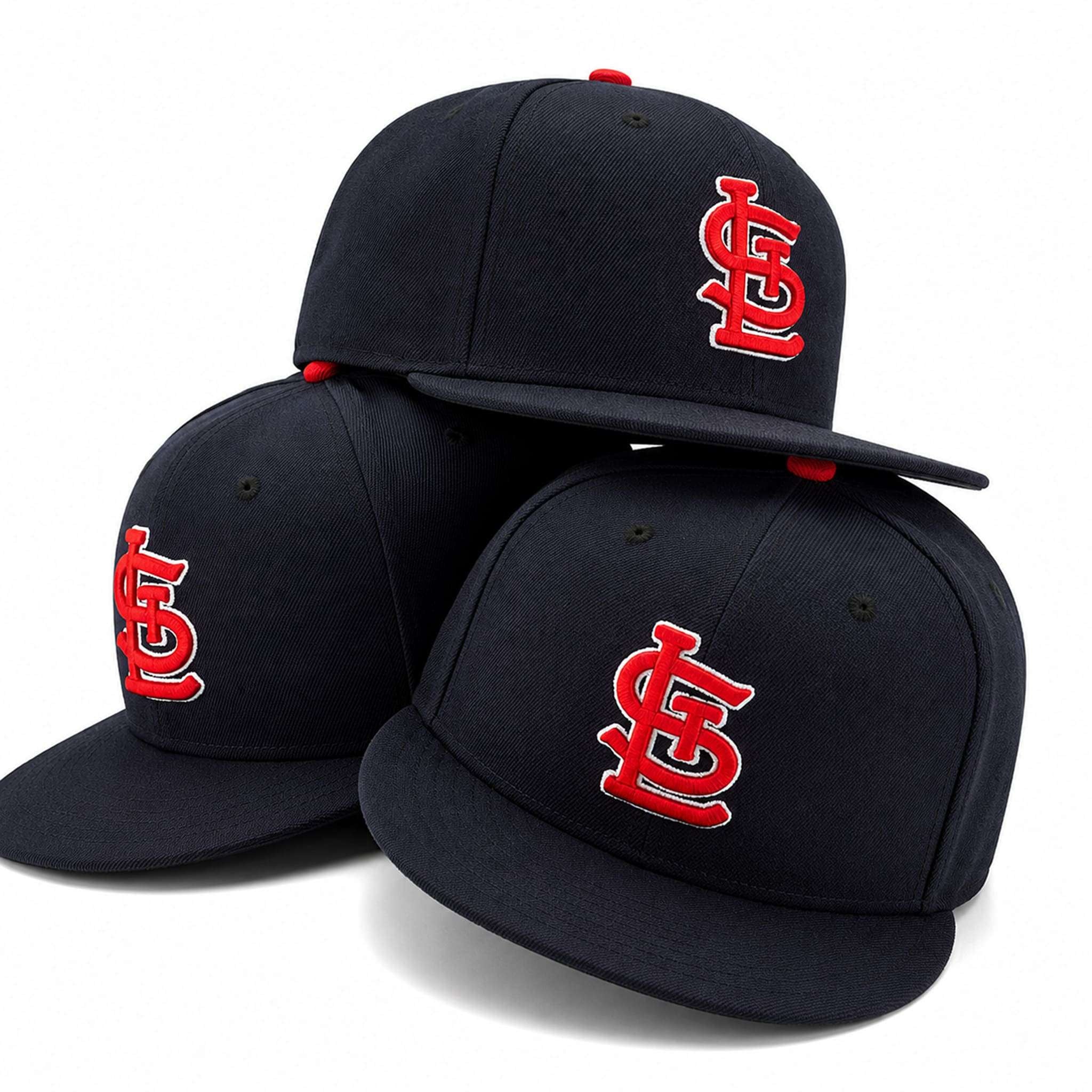 2026 STL Cardinals Navy Snapback Hat Embroidered St Louis Cardinals Merch Gift Ideas For Fans - Merchluma