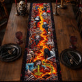 Personalized Scary Villain Quilted Table Runner Halloween Home Decor Gift For Horror Lovers - Merchluma