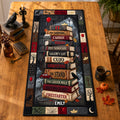 Personalized Creepy Reading Nook Quilted Table Runner Halloween Decor Gifts For Book Lovers - Merchluma