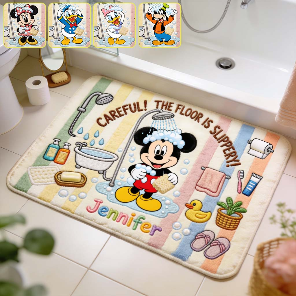 Personalized Mickey Mouse Friends Rug Home Decor Ideas Gifts For Daughters - Merchluma