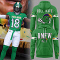 Tulane Green Wave Merch RMFW Roll Wave Hoodie Best Gifts For Football Fans - Merchluma