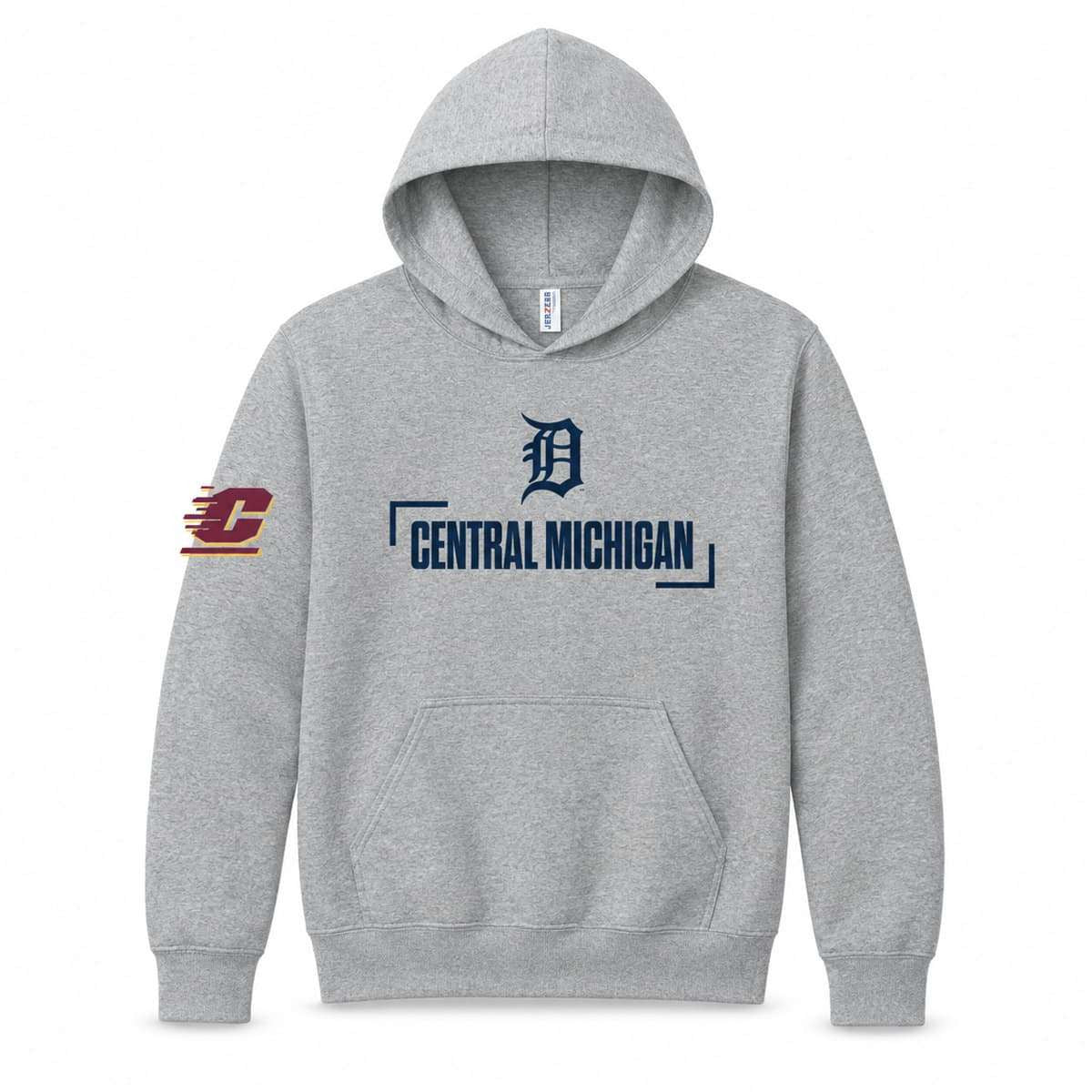 2026 Tigers Central Michigan University Hoodie Detroit Tigers Merch Baseball Lover Gift Ideas - Merchluma