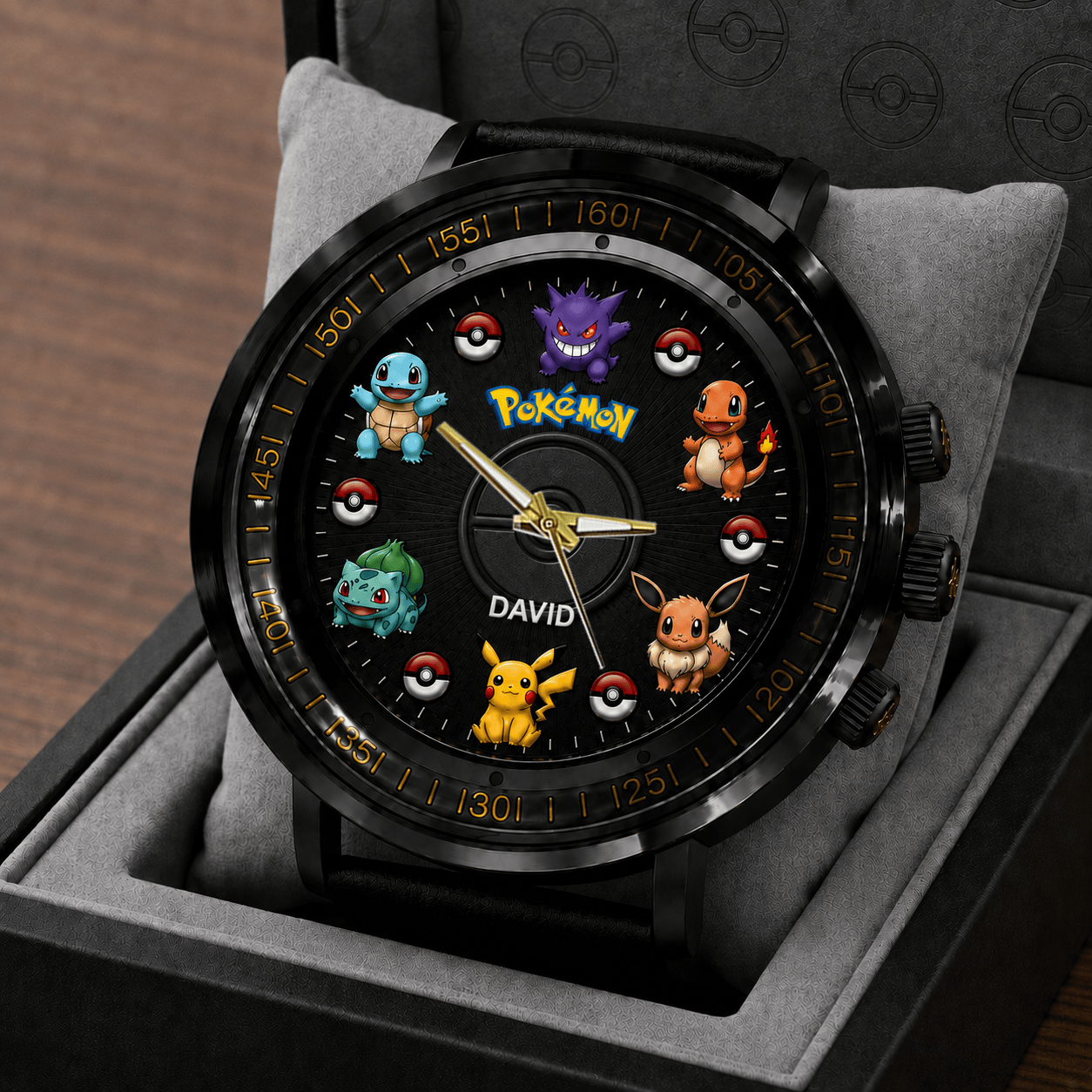 Personalized Pokemon Cute Creature Collector Hand Watch Pokemon Merch Anime Gift for Fans - Merchluma