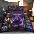 Prince Purple Rain Glow Quilted Bedding Set Prince Merch Home Decor Gift For Music Fans - Merchluma