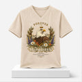 Forever Our Queen Jackie Big Bear Lake California 2012 2016 V-Neck Shirt Jackie RIP Apparel - Merchluma