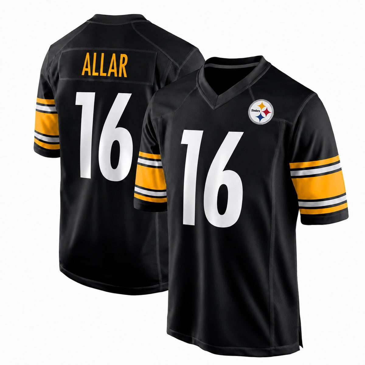2026 Steelers Drew Allar 16 Jersey Pittsburgh Steelers Merch Gift Ideas For Baseball Fans - Merchluma