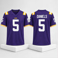Jayden Daniels Purple LSU Tigers 2026 Jersey Jayden Daniels Merch Presents For Football Fans - Merchluma