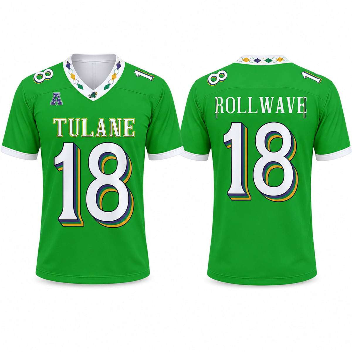 2026 Tulane Green Wave The King of Mardi Gras City Jersey TG Wave Merch Gifts For Brother - Merchluma