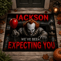 Personalized Pennywise We've Been Expecting You Doormat Creepy Legends Mat Halloween Gift - Merchluma
