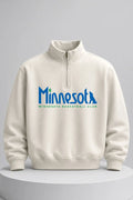 Minnesota Basketball Club Quarter Zip Sweatshirt Best Gifts For Basketball Lovers - Merchluma