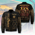Indian Motorcycle 125th Anniversary Legacy And Freedom Bomber Jacket Indian Motorcycle Merch - Merchluma
