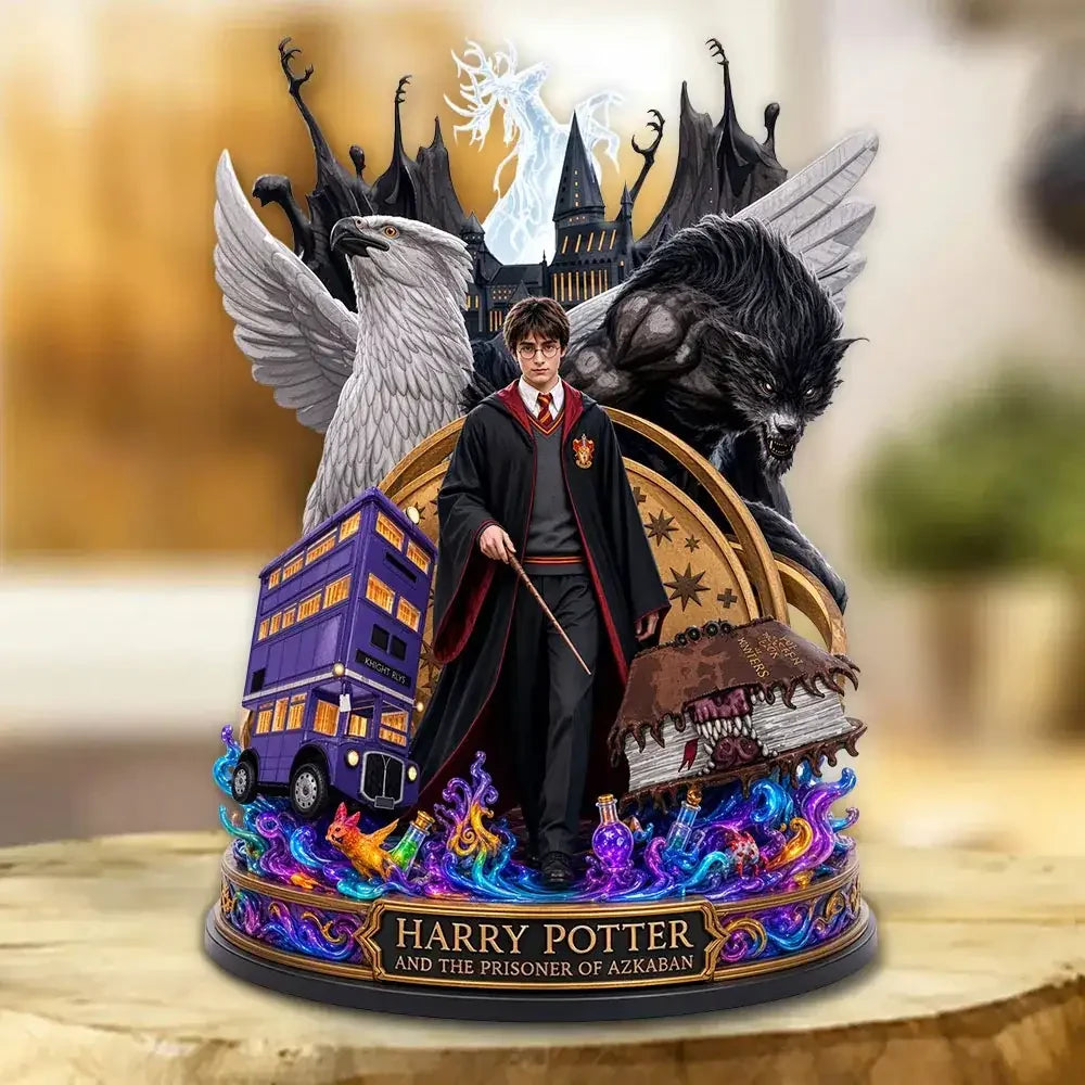 Harry Potter And The Prisoner Of Azkaban Acrylic Plaque Harry Potter Merch Display Room Decor - Merchluma