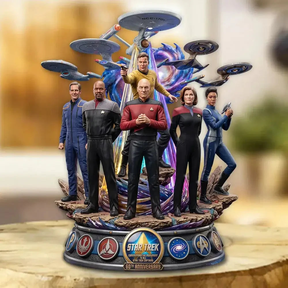 Star Trek 60th Anniversary 2026 Acrylic Plaque Collectible Gift for Fans Commemorative Decor - Merchluma