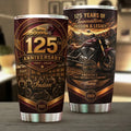 Indian Motorcycle Merch 125th Anniversary American Motorcycle Heritage Tumbler Brother GIfts - Merchluma
