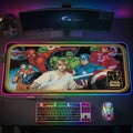 Star Wars 50th Anniversary Gaming Desk Mat Star Wars Celebration Merch Gift For Sci Fi Lovers - Merchluma