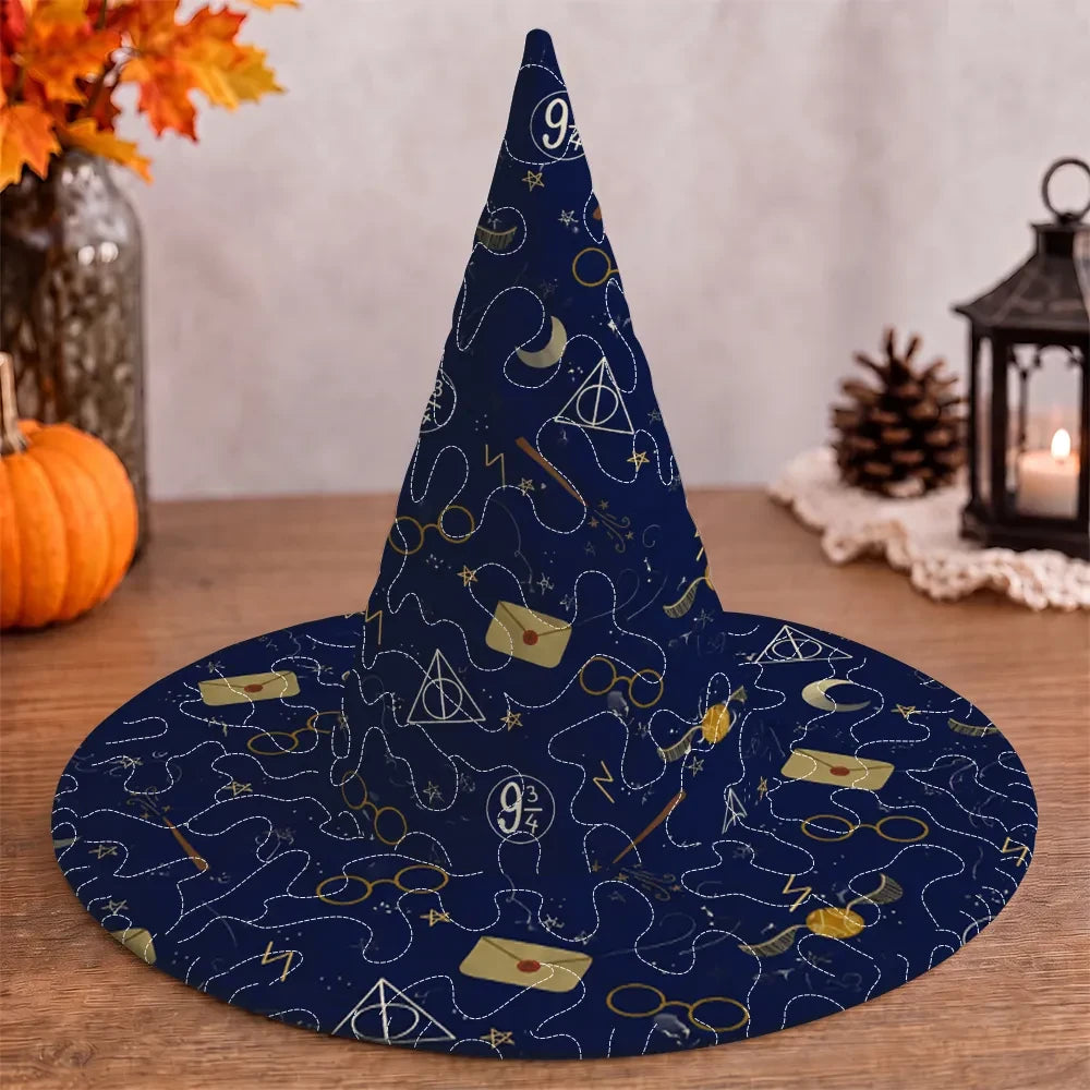 Harry Potter 25th Anniversary Quilted Witch Hat Harry Potter Merch Present For Halloween - Merchluma
