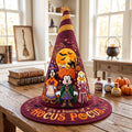 Mickey Friends Hocus Pocus Mystical Quilted Witch Hat Best Gifts For Halloween - Merchluma