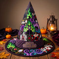 Personalized Villains Era Dark Enchantress Quilted Witch Hat Halloween Gifts For Her - Merchluma