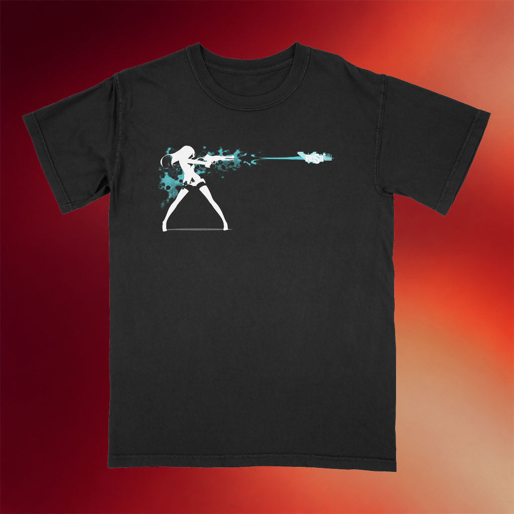 Native Estate Merch 2026 Rosasharin Laser Gun T-Shirt Presents For Music Lovers - Merchluma