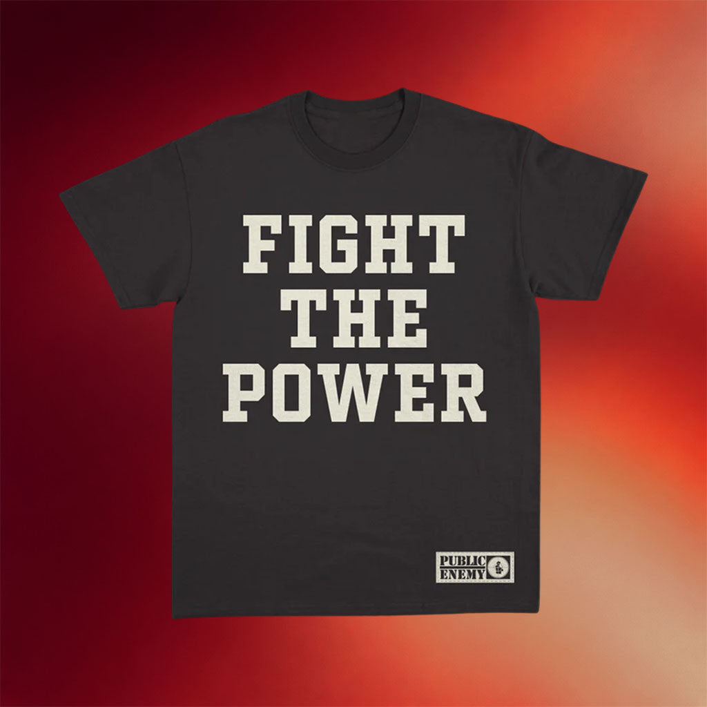 Public Enemy Merch 2026 Fight The Power Text T-Shirt Birthday Gift Ideas For Husband - Merchluma