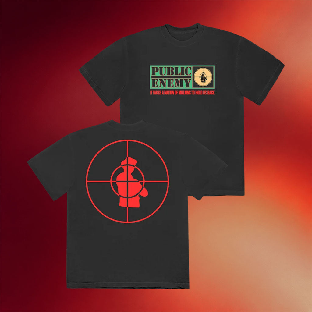 Public Enemy Merch 2026 It Takes A Nation Sniper Logo Black T-Shirt Best Gift For Brothers - Merchluma