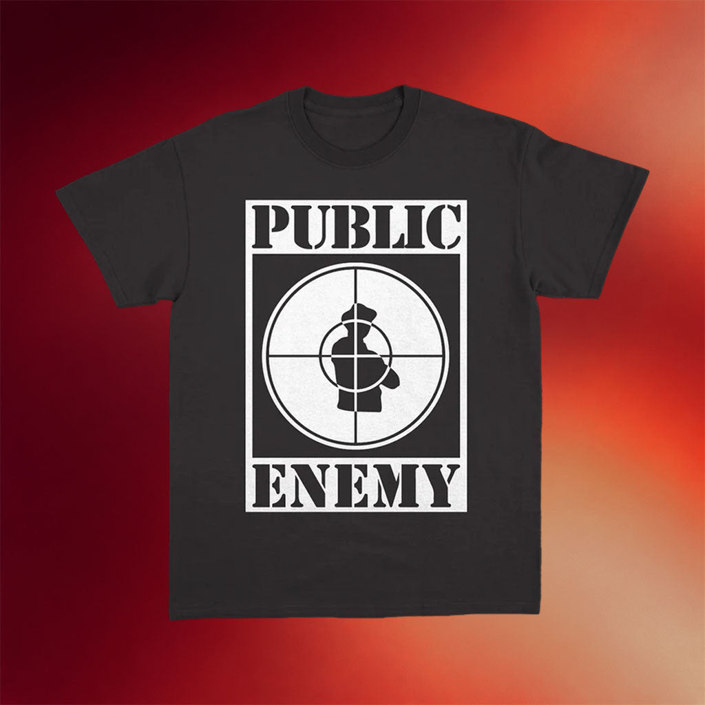 Public Enemy Merch 2026 Sniper Logo Black T-Shirt Best Birthday Gift For Brothers - Merchluma