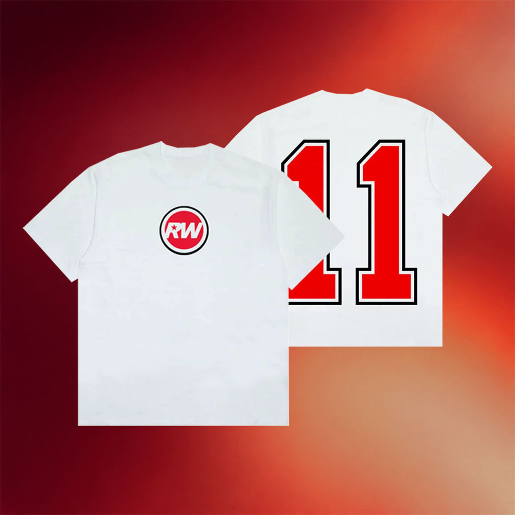 Robbie Williams Merch 2026 Britpop White Robbie Logo Tour T-Shirt Gift For Music Fans - Merchluma