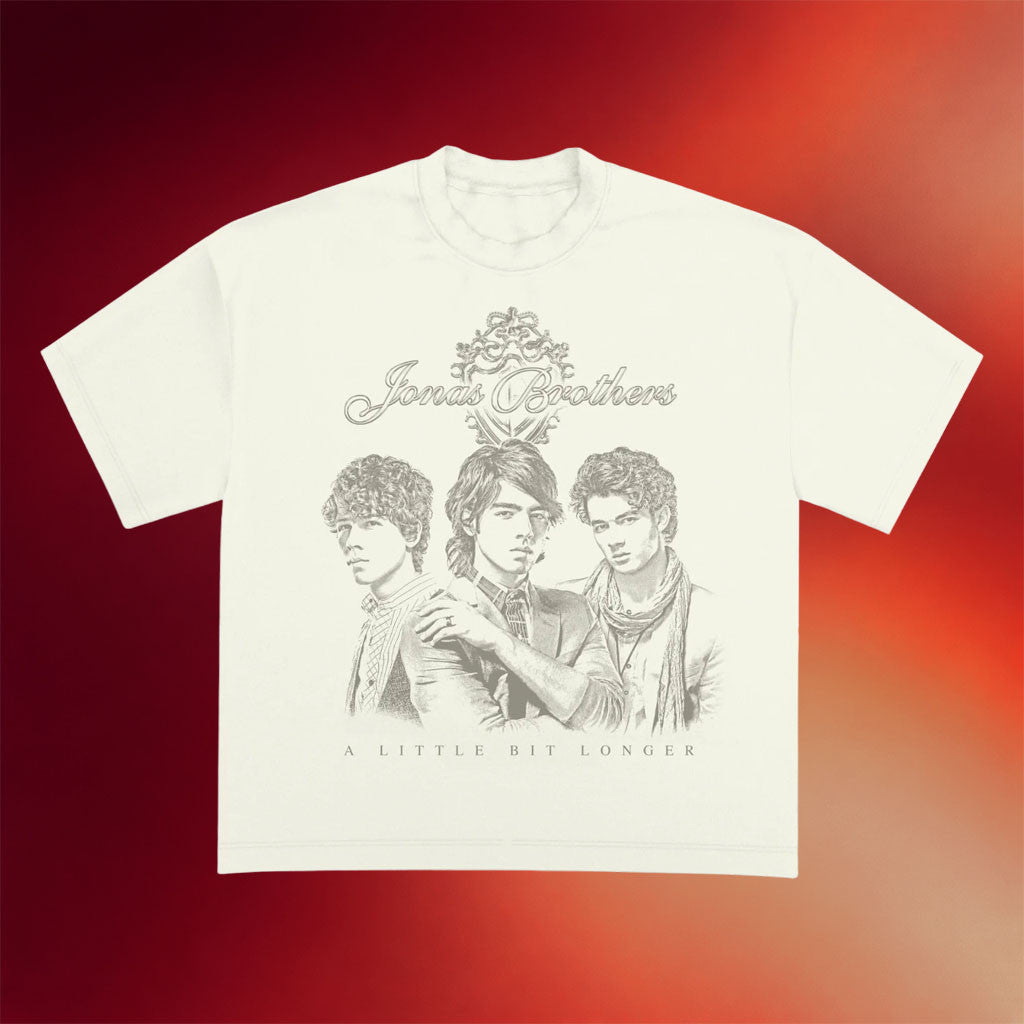 Jonas Brothers Merch 2026 A Little Bit Longer Throwback T-Shirt Gift For Band Fans - Merchluma
