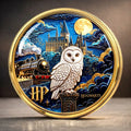 Harry Potter Merch 25th Anniversary Years Of Magic Hogwarts Castle Commemorative Coin - Merchluma