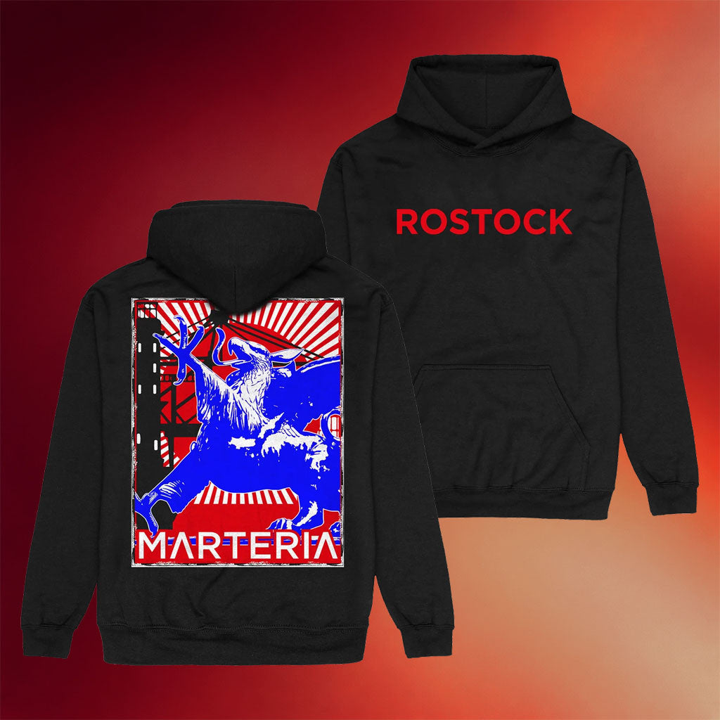 Marteria Merch 2026 Rostock Hoodie Black Presents For Rap Fans - Merchluma