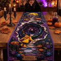 Personalized Coraline Spooky Halloween Quilted Table Runner Home Decor Gifts For Halloween - Merchluma
