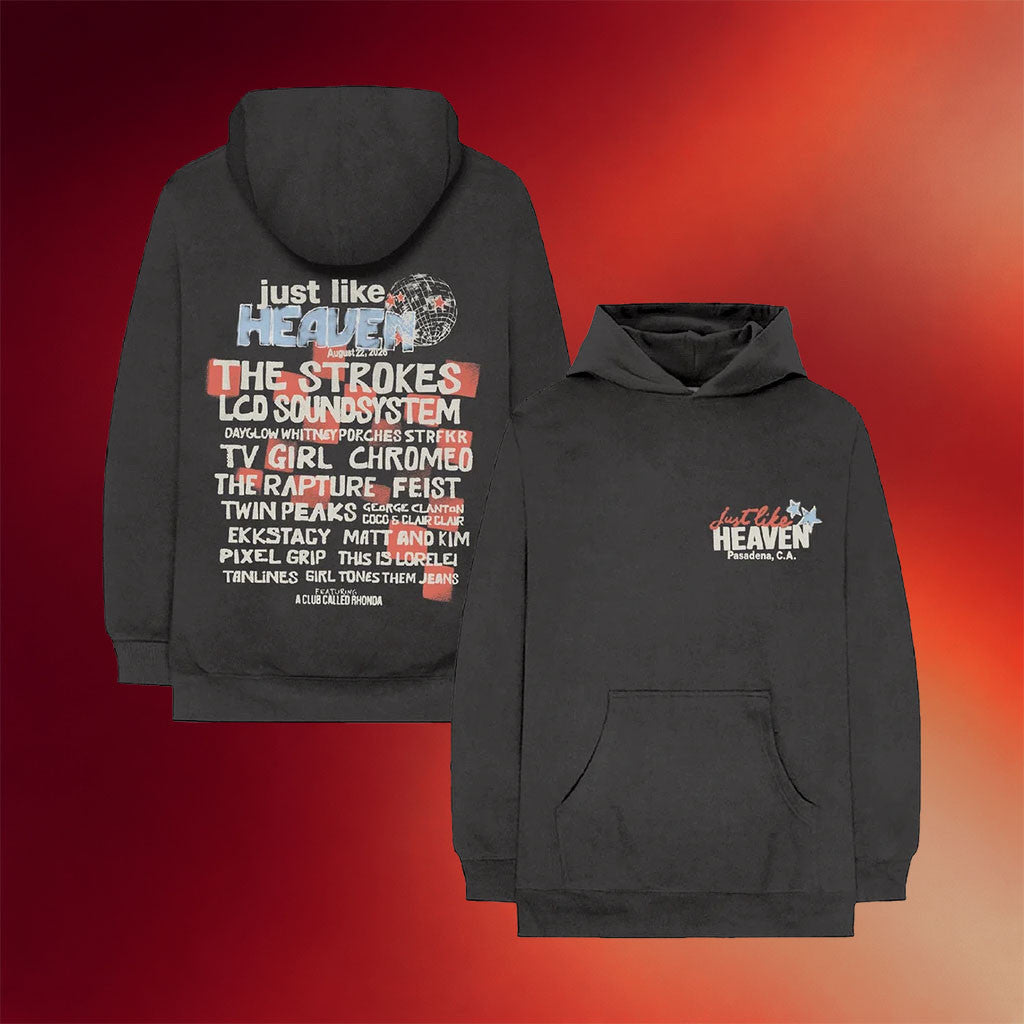 Just Like Heaven Merch Dance Floor 2026 Lineup Hoodie Gifts For Music Lovers - Merchluma