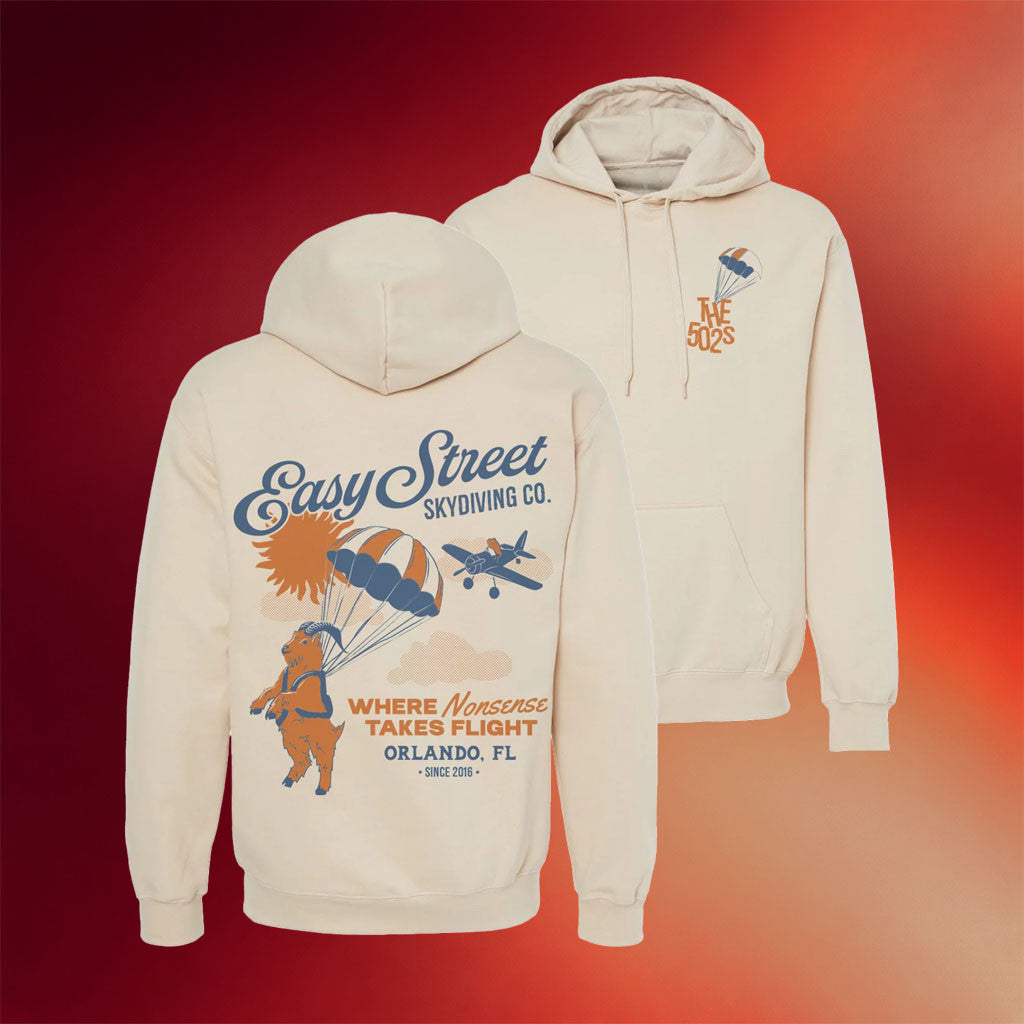 The 502S Merch 2026 Sky Diving Hoodie Music Related Gifts For Guys - Merchluma