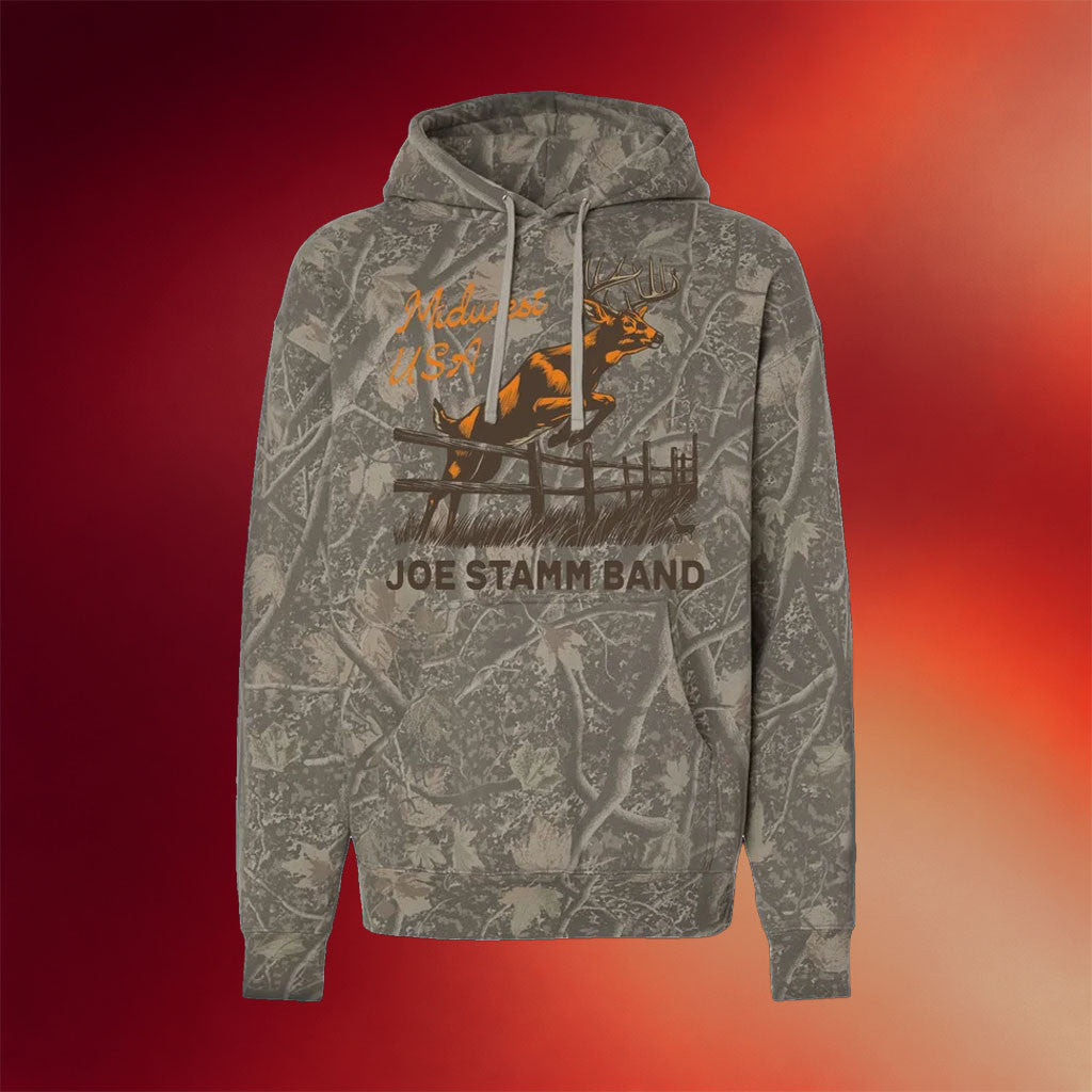 Joe Stamm Band Merch 2026 Deer Hunting Camo Hoodie Best Gift For Fathers - Merchluma