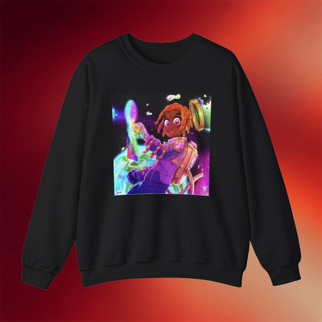 Konvy Merch 2026 Space DJ Alien Sweatshirt Neon Cosmic Music Art Konvy Streamer Merch - Merchluma