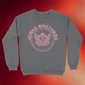 Jonas Brothers Merch 2026 JB Crest Crewneck Sweatshirt Cool Gifts For Music Lovers - Merchluma