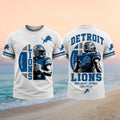 Detroit Lions Merch Grit Heart Detroit One Pride T-Shirt Gifts For Football Lovers - Merchluma
