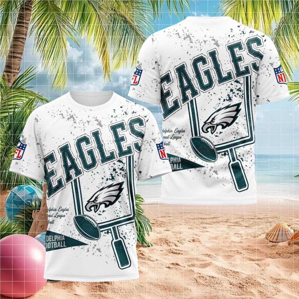 Philadelphia Eagles Football Goal T-Shirt San Philadelphia Eagles Merch Football Fans Gifts - Merchluma