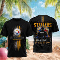 Pittsburgh Steelers Police Officer We Protect You Enjoy The Game Shirt Steelers Merch Fan Gifts - Merchluma