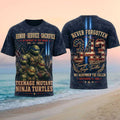 Teenage Mutant Ninja Turtles Patriot Day Never Forgotten 343 Shirt TMNT Merch 9 11 Apparel - Merchluma