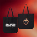 Jonas Brothers Merch 2026 JB Crest Flame Tour Tote Bag Jonas Brothers Concert Merchandise - Merchluma