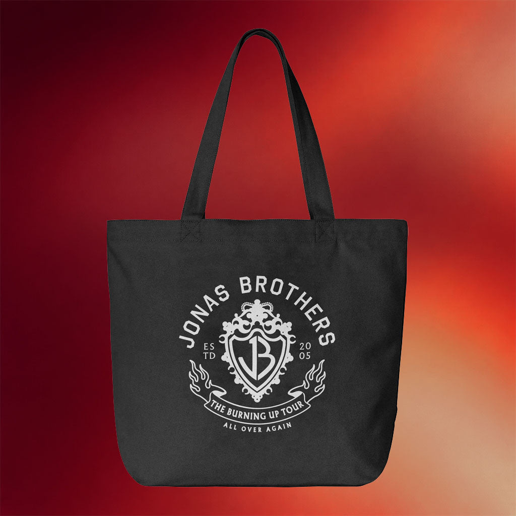 Jonas Brothers Merch 2026 Burning Up Tour Tote Bag Jonas Brothers Tour Merch Gift For Band Fans - Merchluma