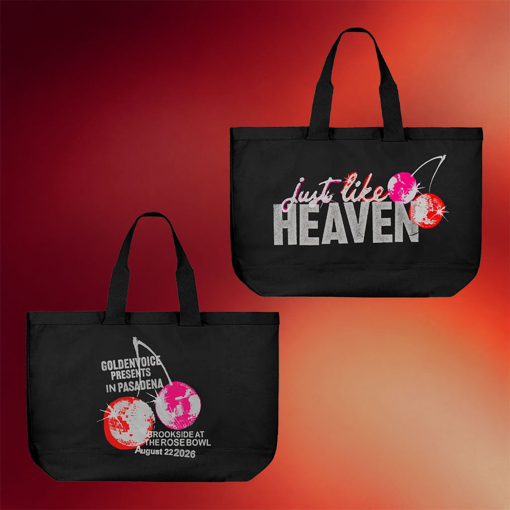 Just Like Heaven Merch 2026 Disco Cherry Tote Bag Best Birthday Gift For Friends - Merchluma